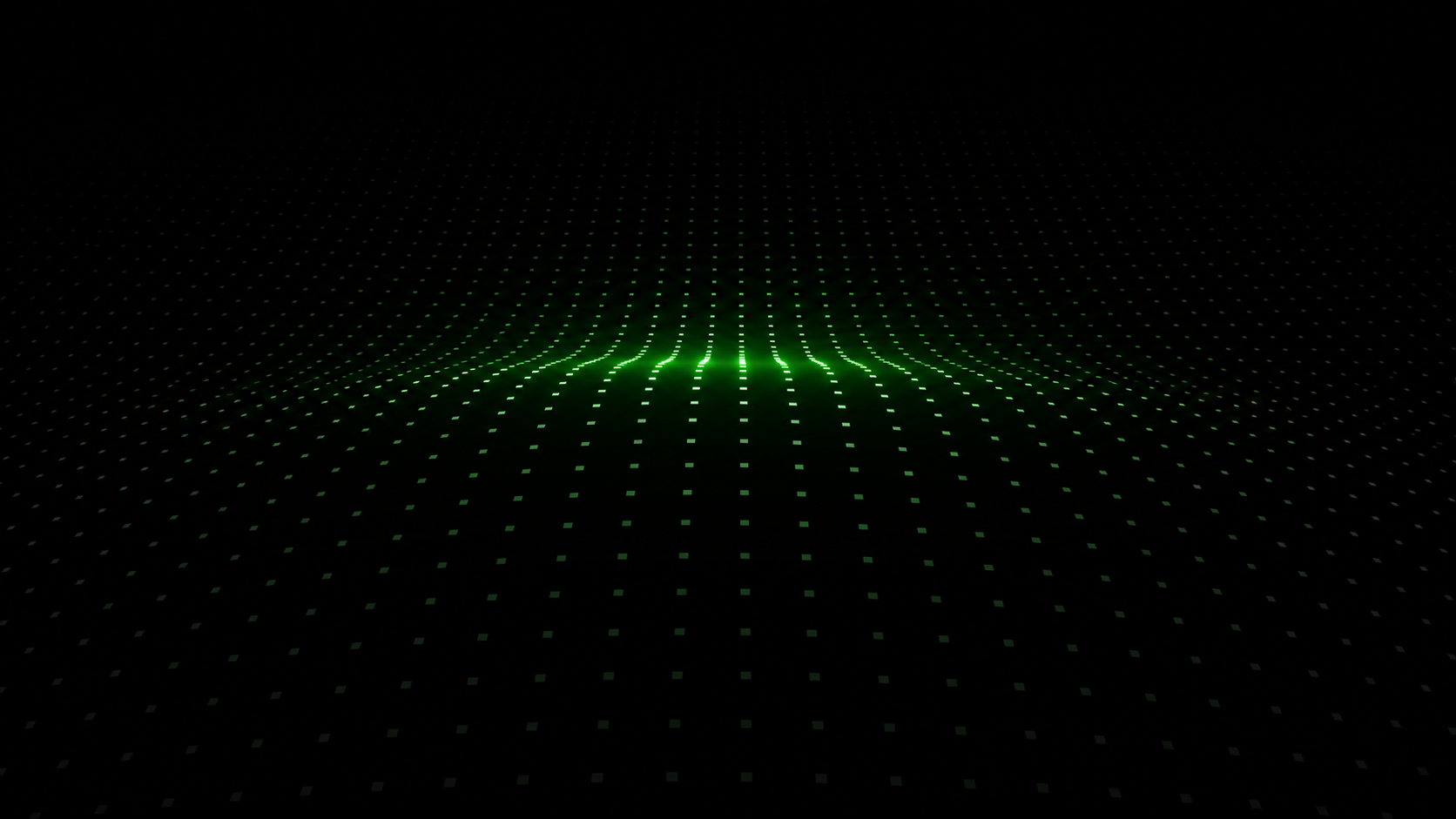 Abstract visualization of desktop AI workstation compute